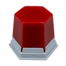 Renfert GEO Classic Cervical and Undercut wax - Soft - Red-Transparent - 75g 4891000